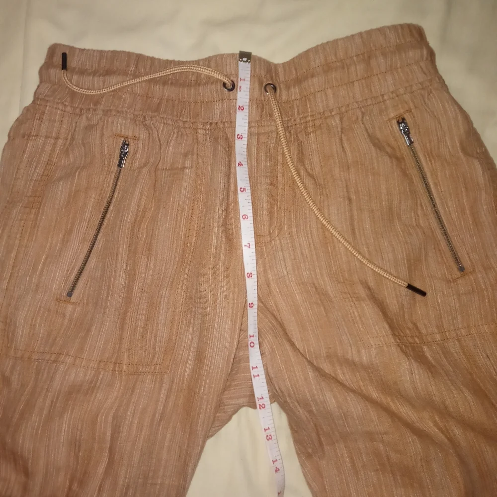 Athleta Cabo Linen Textured Wide Leg Pant Size 4 - Picture 7 of 15